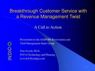 Breakthrough Customer Service with a Revenue Management Twist