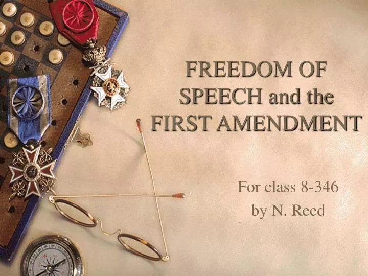 freedom of speech and the first amendment