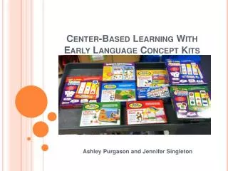 Center-Based Learning With Early Language Concept Kits