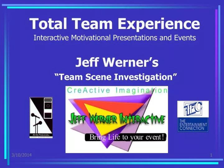 total team experience interactive motivational presentations and events