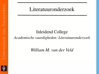 Literatuuronderzoek