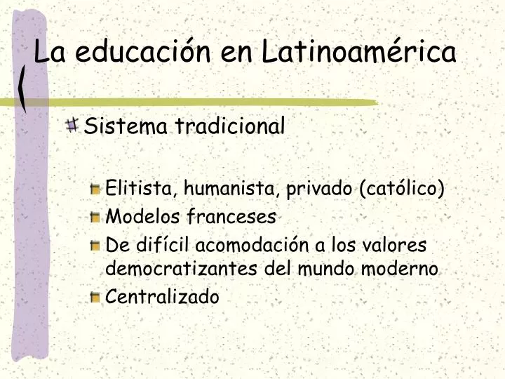 la educaci n en latinoam rica