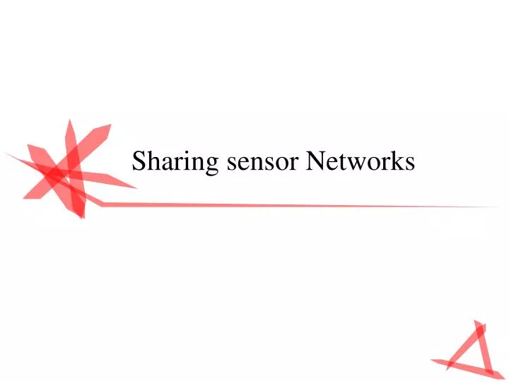 sharing sensor networks