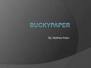 BuckyPaper