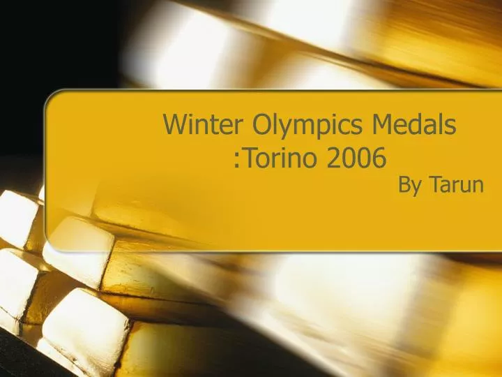 winter olympics medals torino 2006