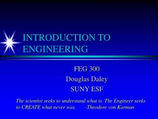 INTRODUCTION TO ENGINEERING