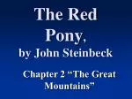 The Red Pony , by John Steinbeck - slide 1