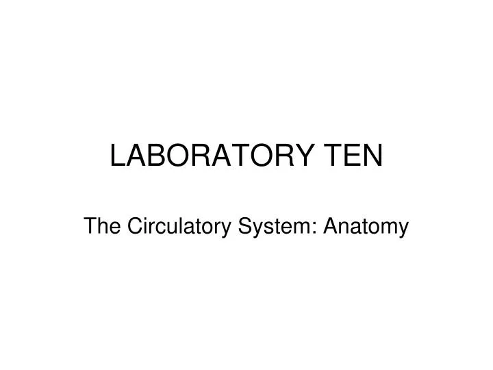 laboratory ten