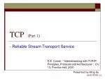 TCP (Part 1) - slide 1