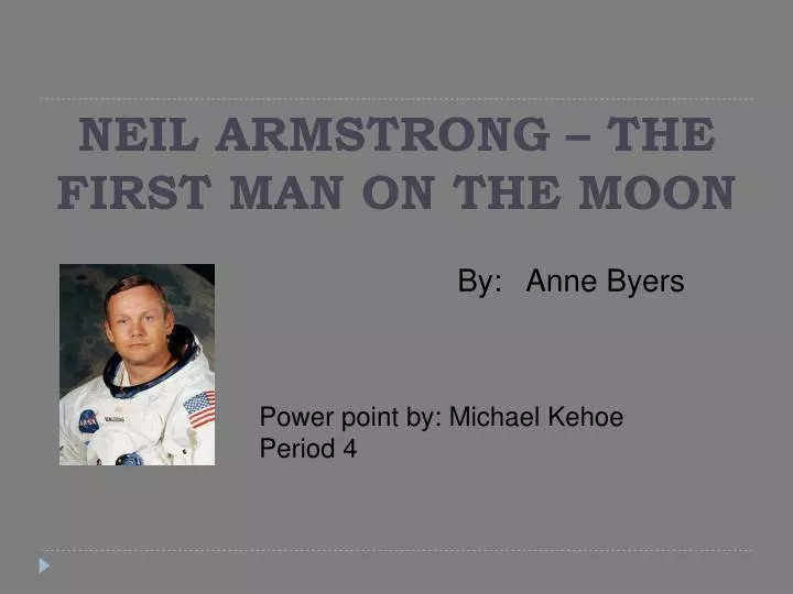 neil armstrong the first man on the moon