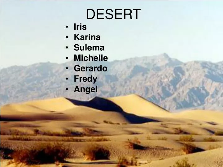 desert