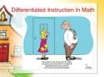 Differentiated Instruction In Math - slide 1