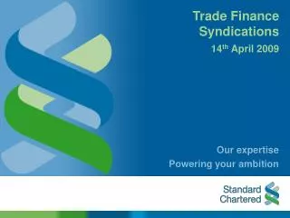 Trade Finance Syndications