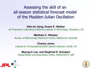 Assessing the skill of an all-season statistical forecast model of the Madden-Julian Oscillation