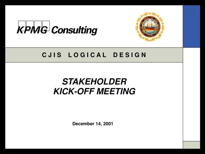stakeholder kick off meeting