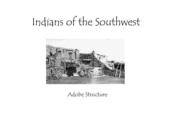 indians of the southwest
