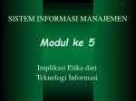 PPT - Sistem Informasi Manajemen Dan Pengembangan Sistem PowerPoint ...