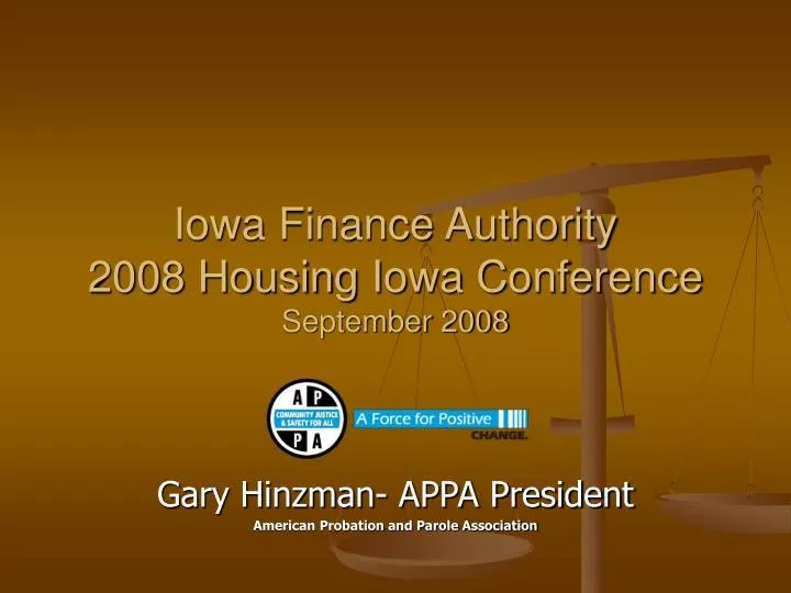 iowa finance authority 2008 housing i owa conference september 2008