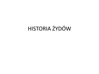 historia yd w