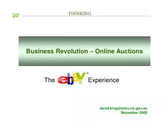 Business Revolution – Online Auctions