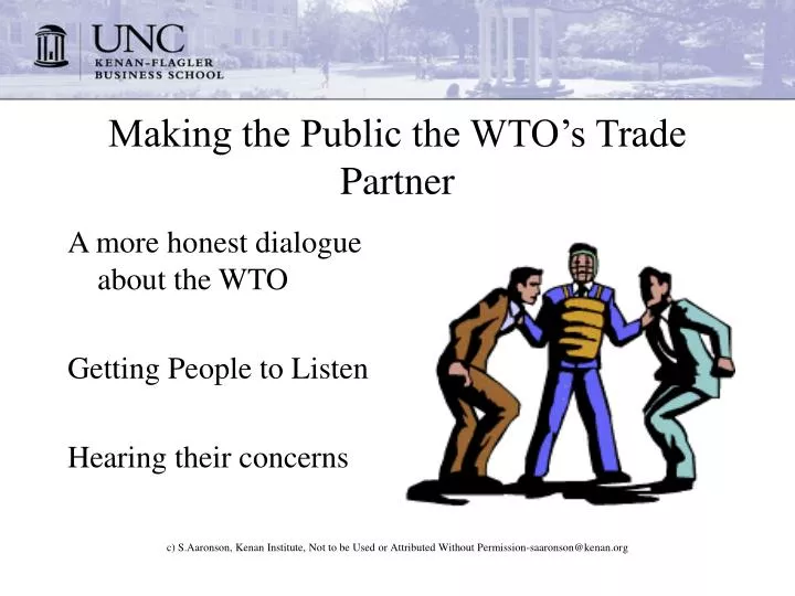 making the public the wto s trade partner