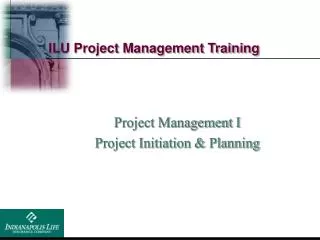 ILU Project Management Training