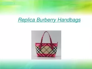 Replica Burberry Handbags