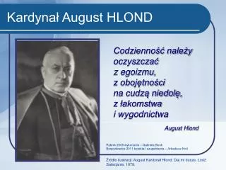 Kardynał August HLOND