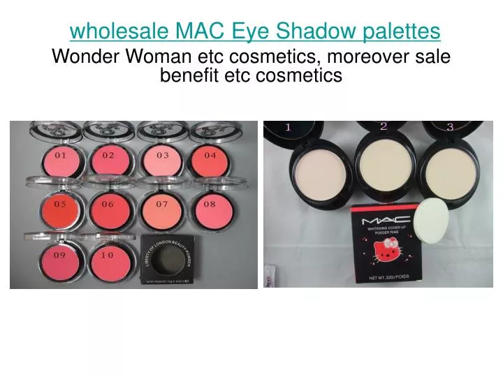 wholesale mac eye shadow palettes