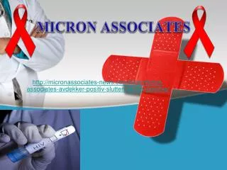 Micron Associates avdekker positiv slutten for HIV-positive