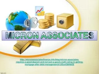 Micron Associates requires a good deposit and not just a goo