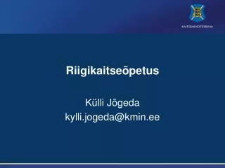 Riigikaitseõpetus