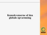 Konsekvenserne af den globale opvarmning - slide 1