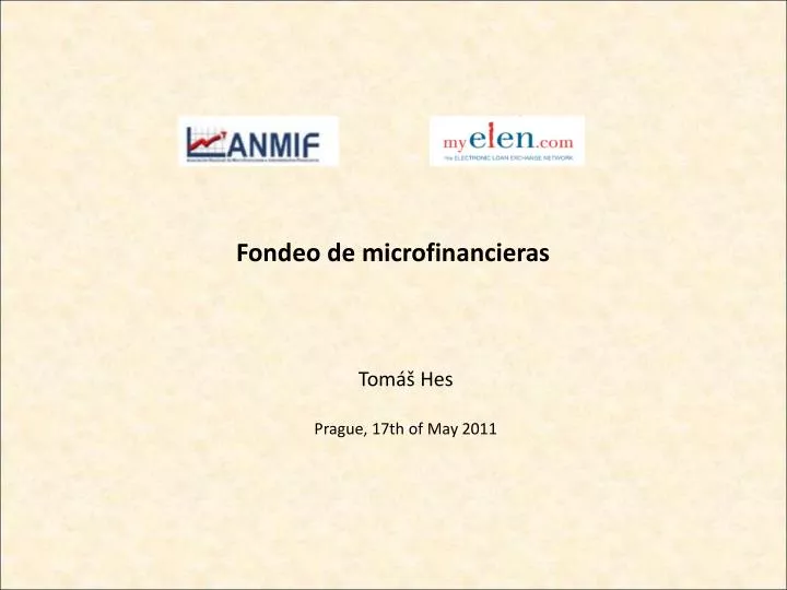 fondeo de microfinancieras