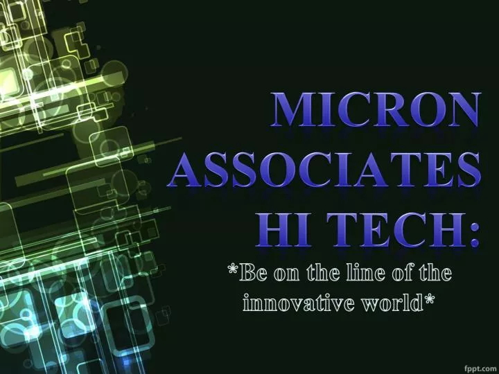 micron associates hi tech