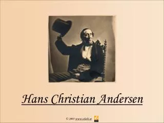 hans christian andersen