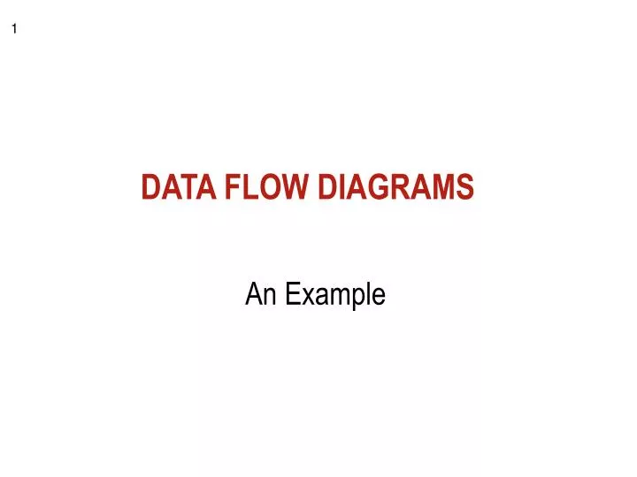 data flow diagrams