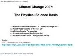 Climate Change 2007: The Physical Science Basis - slide 1