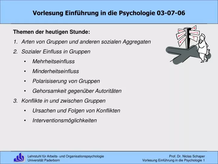 vorlesung einf hrung in die psychologie 03 07 06