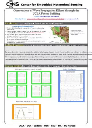 Observations of Wave Propagation Effects through the UCLA Factor Building