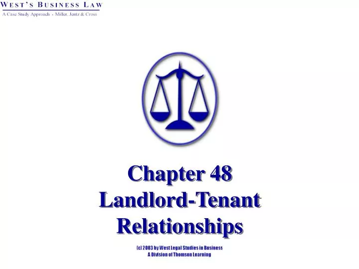 chapter 48 landlord tenant relationships