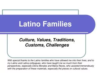 Latino Families