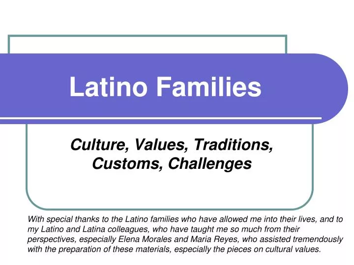 latino families