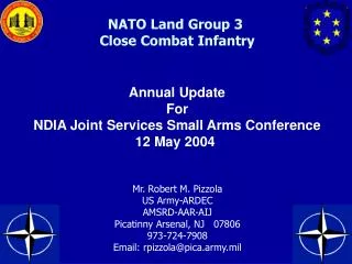 NATO Land Group 3 Close Combat Infantry