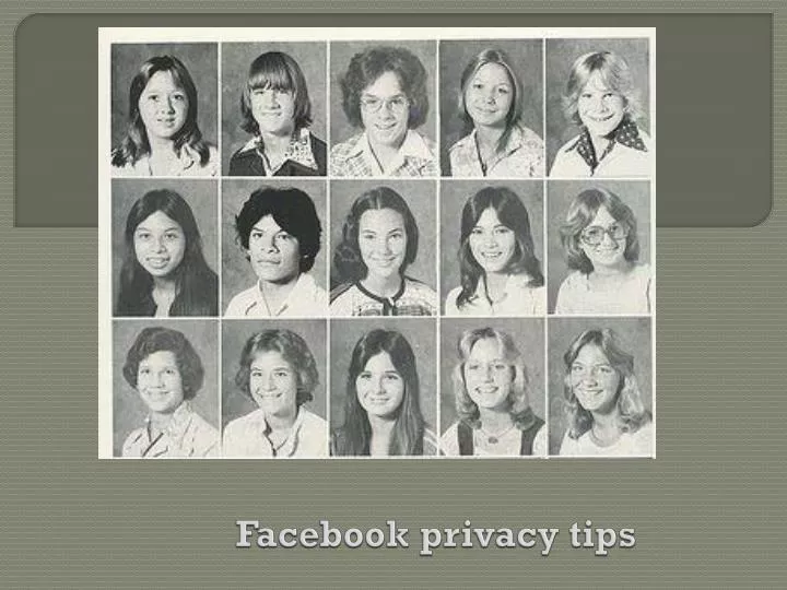 facebook privacy tips