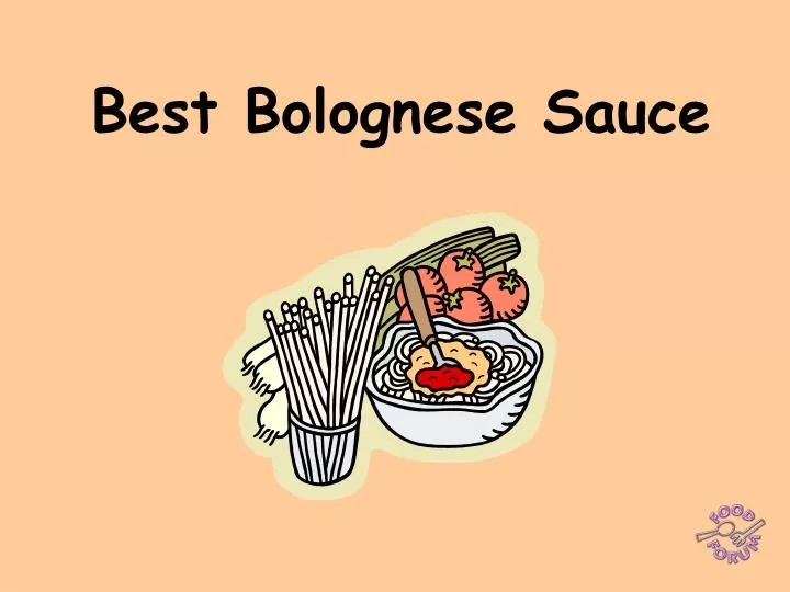 best bolognese sauce