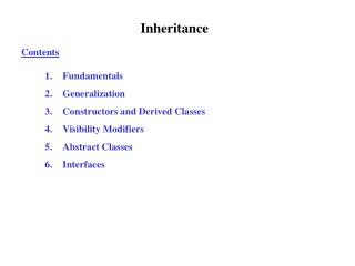 Inheritance