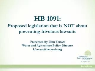 House Bill 1091