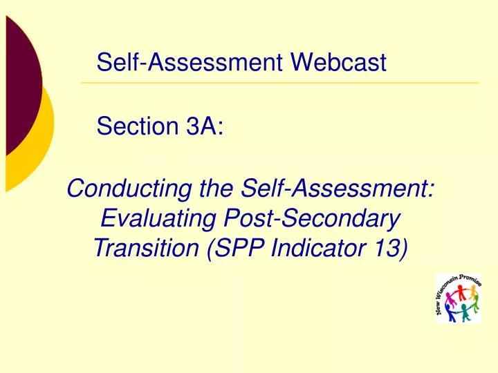 self assessment webcast