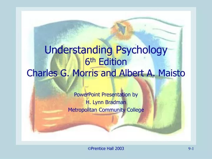 understanding psychology 6 th edition charles g morris and albert a maisto